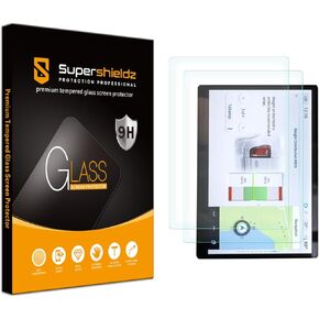 Supershieldz (2 Pack) Designed for Ford F150/ F150 Lightning/Expedition (12 inch) Screen Protector, (Tempered Glass) Anti Scratch, Bubble Free