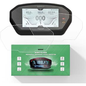 Motorcycle Accessories Nano Glass Dashboard Screen Protector Kit for Triumph Speed Street Triple 765 R RS Moto2 2017+ / Tiger 1200 800 850 Sport 2021-2024 (2 x Anti Glare)