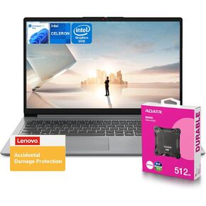 Lenovo Business Series 15.6 Laptop | 20GB RAM | 1.6TB Storage (1.1TB SSD + 512GB External Storage) | 1 Yr ADP | Intel Core | 15.6" | Win 11 Pro | External SSD Bundle