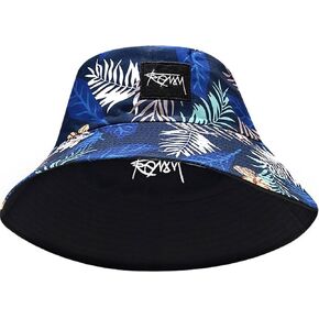 XYIYI Unisex Print Double-Side-Wear Reversible Bucket Hat for Women Men Summer Sun Beach Fishing Cap