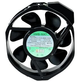 5915PC-20W-B20-S05 Cooling Fan 200-240V AC 23/44W 50/60Hz 172x150x38mm, Metal high Temperature Resistant Fan Enclosure Power Fan, Thermally Protected Cooling Fan 5915PC-20W-B20-S05