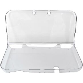Protective Case Transparent Hard Shell Replacement Fits for Nintendo 3DS XL/LL 2015 Model Game Console