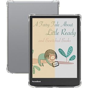 Case for Pocketbook InkPad 4 / Color 3 / Color 2,NOUKAJU Slim Cover,Ultra Clear Soft Flexible Transparent TPU,Drop-Resistant,Anti-Scratch,Cover for InkPad 4/Color 3/Color 2 7.8inch(Clear)