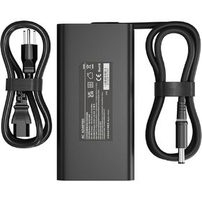Slim GaN Dell Precision 7780 7770 7680 7670 Laptop Charger 240W for Dell Alienware 15 17 M15 M17 X15 X16 X17 Precision 7780 7680 7770 7760 Power Supply Cord 240W Watt Barrel 7.4mm tip AC Power Adapter