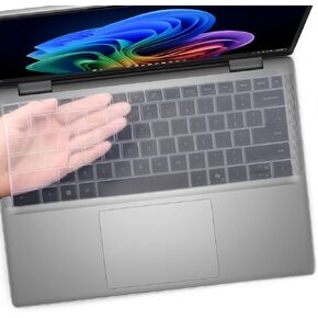 Keyboard Cover for Dell Latitude 5455 7455 Laptop Keyboard Skin-Clear
