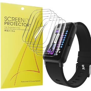 Compatible for iTouch Active 4 Screen Protector, [6 Pack] Full Coverage TPU Clear Film Compatible for iTouch Active 4 Smartwatch (6 Pack)