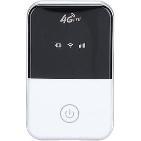 WiFi Router Modem Router WiFi SIM Card WiFi Router LTE 3G/4G Wireless Mini Car Portable Unlocked Modem with SIM Card Slot WiFi Router(White)