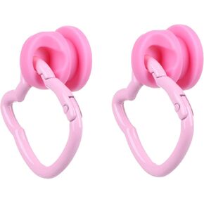 Cute Key Chain Carabiner for Bogg Bags,2Pcs Insert Cat Style Keychain Hooks Decorative for Rubber Beach Tote and Bag