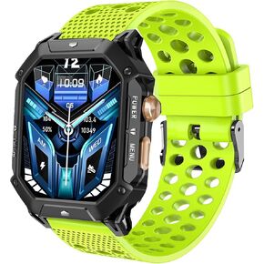 Compatible with OUKITEL Smart Watch Bands, 22mm Silicone Replacement Wristbands Sport Strap with Metal Buckle Compatible with OUKITEL BT10, BT20, BT80, BT101, BT103 Smart Watch