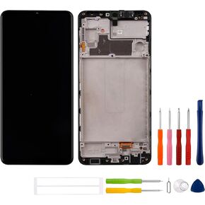 LCD Display Compatible with Galaxy M32 [6.4-inch] SM-M325FV, SM-M325FV/DS, SM-M325F/DS, SM-M325F Touch Screen Digitizer Assembly Replacement + Tools