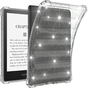 Case for 7 Inch Kindle Paperwhite 12th Gen 2024 and Kindle Colorsoft Signature Edition, Shine Frosted Shockproof Slim Flexible Soft TPU Back Cover for All-New Kindle Paperwhite