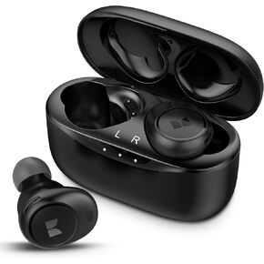 Monster Achieve 300 AirLinks Wireless Earbuds, Bluetooth 5.3 in-Ear Stereo Headphones, with USB-C Charging Case, Built-in Microphone for Clear Calls, Type-C Charging, Touch Control