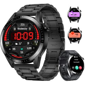 Smart Watches for Men Women (Answer/Make Call), 1.39" Sports Fitness Watch for Android IOS Phones, 24/7 Fitness Tracker with Heart Rate, SpO2, Stress, Sleep Monitor, IP67 Waterproof Smartwatch