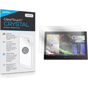 BoxWave Screen Protector Compatible with Garmin GPSMAP 8612 - ClearTouch Crystal (2-Pack), HD Film Skin - Shields from Scratches for Garmin GPSMAP 8612, Garmin GPSMAP 8612, 8612xsv