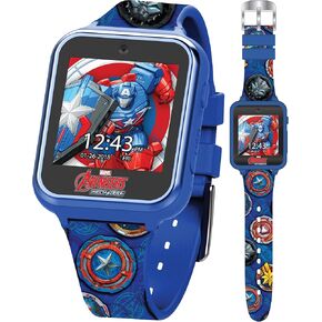 Marvel Avengers Kids Smart Watch - Touchscreen with Mech Strike Heroes, Games, Selfie Camera, Step Tracker, Timer, and Alarm - Fits Wrists 5.5" to 8.0"