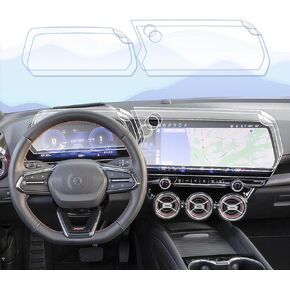 4PCS Matte 2025 2024 Silverado EV Screen Protector For 2025 Equinox Accessories 2025 Equinox EV Silverado EV Dash. 11In & Nav. 17.7In Screen Protector 2025 Equinox EV Anti Glare Fingerprint