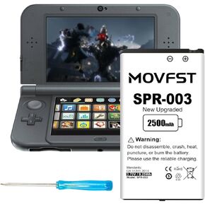 SPR-003 Replacement Battery,2024 Upgrade 2500mAh High Capacity Li-ion Replacement Battery for Switch 3DS XL New 3DS XL LL Game Console with Tool