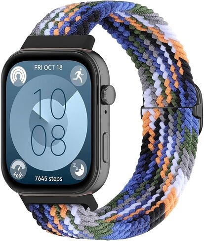 حلقة Apple Watch المتوافقة مع حلقة Apple Loop الممتدة ، 38-45 مم ، حزام مضفر مرن نايلون مرن in Kuwait