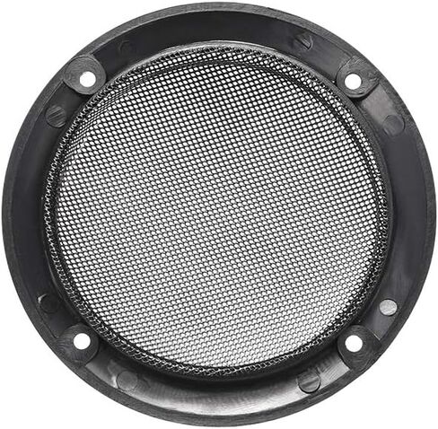 uxcell 2pcs 3" Speaker Grill Mesh Decorative Circle Woofer Guard Protector Cover Accessories Black in Saudi Arabia