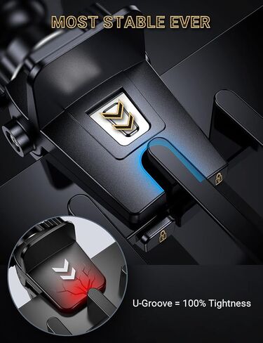 توراس جبل الهاتف الخليوي ، حامل هاتف السيارة لحالة سميكة ، 【المشبك العميق ، شفط محسّن】 حامل الهاتف للوحة معلومات السيارة/تنفيس ، in Kuwait