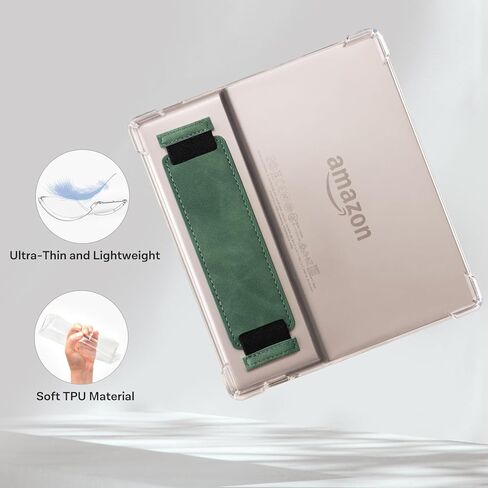 CoBak Clear Case Cover for 7'' All-New Kindle Oasis 10th Generation 2019 Released and 9th Generation 2017 Released -Corner Airbag Protection, Minimalist Style (Emerald),HK_ZML-5-2408271021-T in Saudi Arabia