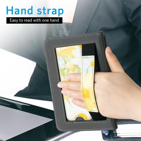 CoBak Case with Stand for for 6" Kindle (2024 & 2022, 11th Gen) – PU Leather Smart Cover with Auto Sleep/Wake & Hand Strap, Premium Protective Case for Kindle Basic,Aquamarine in Saudi Arabia