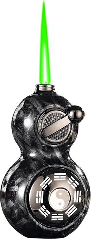 أخف Torch Torch - Flame Putane Jet Flame و Windproof & Flame القابل للتعديل ، ولاعة رائعة القابلة لإعادة الاستخدام للرجال ، مثالية للهواء الطلق ، والتخييم ، والشواء والمزيد. (لا يشمل الغاز) in Kuwait