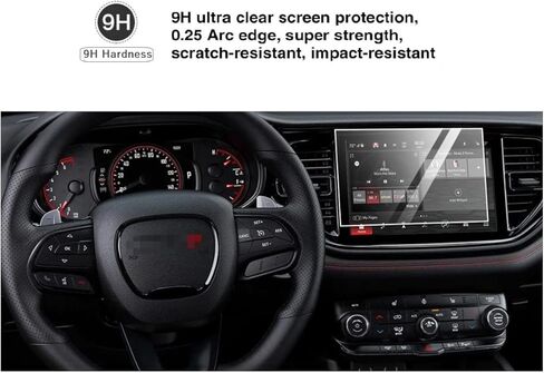 واقي الشاشة متوافق مع 2021-2024 Dodge Durango ، HD Clear Anti anti ， Uconnect 5 مع 10.1 بوصة الشاشة اللمس in Saudi Arabia