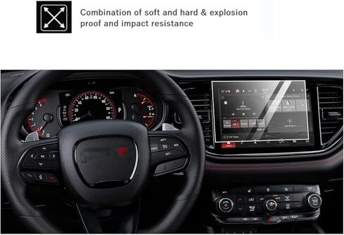 واقي الشاشة متوافق مع 2021-2024 Dodge Durango ، HD Clear Anti anti ， Uconnect 5 مع 10.1 بوصة الشاشة اللمس in Saudi Arabia