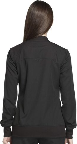 Dynamix Scrubs للنساء، سترات بسحاب أمامي مستوحاة من الألعاب الرياضية للنساء مع تمدد رباعي الاتجاهات وماص للرطوبة DK330 in Kuwait