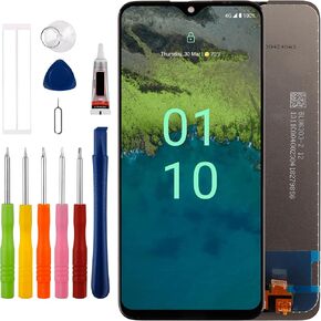 [NEW] DUOTIPA LCD Display Screen Digitizer Assembly Replacebly for Nokia C110 N156DL 6.3 "مع أدوات الإصلاح الفنية مجموعة أسود.