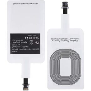 Charging Receiver, 5V 1000mAh Charger Adapter, Plug and Play Fast Charging Receiver Module for Android for iOS Phone ()