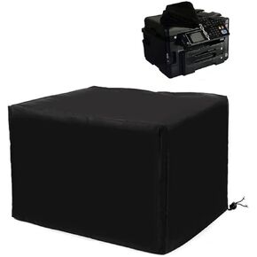 Printer Dust Cover Compatible with HP OfficeJet Pro 9125e / 9015e / 9135e / 9025e Printer, Waterproof Black (Black, 19.69"W x 15.75"D x 11.81"H)