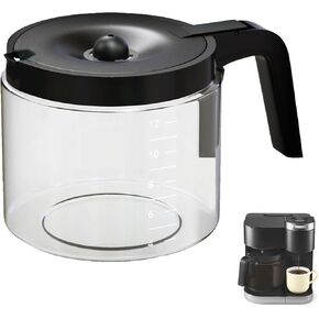 12 Cups Coffee Carafe ONLY Compatible for KEURIG K-DUO 12 Cups Coffee Machine 5100 Model (NOT Fit K-Duo Essentials 5000 Model)