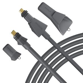 for Starlink Cable 82FT Replacement Cable for Starlink Standard Flat High Performance, Starlink Cable High Performance with End Caps Waterproof Gray (82FT/25M)