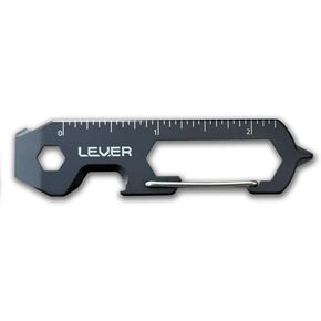 Lever Gear CLiP KT Carabiner Keychain Multitool | Beer Bottle Opener Keychain Screwdriver Multitool Carabiner For Keys | Mini Pry Bar, Box Opener EDC Multi Tool Key Chain Tool For Men