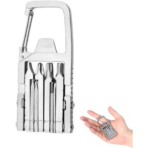 Multitool Jawbreaker Mini Multitool Self - 10 in 1 Jawbreaker Mini tool,Defensejawbreaker Multi Tool Jaw Breaker Mini Tool With Bottle Opener Phone Holder Screwdriver Carabiner For Outdoor