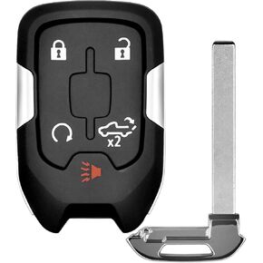 Key Fob Replacement for 2019 2020 2021 Chevy Silverado GMC Sierra 1500 2500 3500 Car Keyless Entry Remote Control, HYQ1EA, 5 Buttons