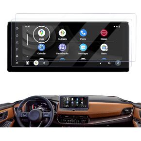 2PCS Compatible with 2025 2024 Nissan Rogue SL/Platinum Screen Protector 12.3-Inch for 2023 2024 2025 Nissan Altima SL/SR VC-Turbo Accessories,9H Tempered Glass