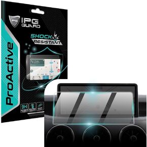 IPG ProActive Made for Kia 2022-2023 Stinger GT-Line / GT2 / GT1 10.25 Inch Navigation 9H Hardness Screen Protector Nano Ceramic Film Ultra Responsive High Clarity Anti Scratch Smudge Guard for Stringer