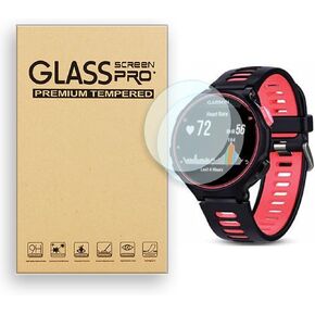 Screen Protector for Garmin Forerunner 735XT Tempered Glass Film, 9H Hardness,Anti-Scratch,High Definition,Bubble Free (2 pcs)