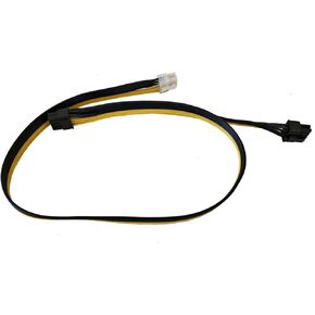 AYA 30" (30-inch) EPS 12V 8-Pin to Dual PCIe 8-Pin (6+2Pin) Male CPU Power Adapter