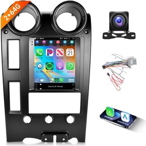 2G+64G Android 13 Car Stereo for Hummer H2 2002-2007 with Wireless Carplay Android Auto, 9.7" Touch Screen Car Radio Support GPS/WiFi/Bluetooth/FM/Voice Control/SWC+ Backup Camera