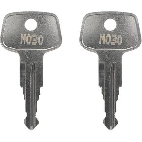 N030 Key for Thule Key Replacement,Fits for Thule Roof Rack Accessories,Car Ski Rack,Crossbars Key Etc(2PCS)