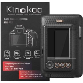 kinokoo Tempered Glass Film for Fuji Instax mini LiPlay Crystal Clear Film FUJIFILM Instax LiPlay Screen Protector Bubble-free/Anti-scratch(2 pack)