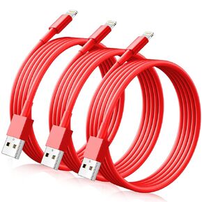 for iPhone Charger Cord Lightning Cables, Original 2023 Upgraded [3Pack 6ft] MFi Certified USB A Charging Cable for iPhone 13 12 11 Mini Pro XR Xs Max X SE 8 7 6 Plus
