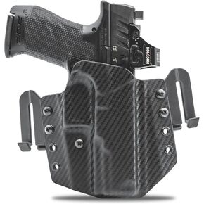Clip & Carry OWB Kydex Holster for The Walther PDP 4"/4.5" Pistol- OSP Red Dot Compatible - Outside The Waistband - Audible Click Retention - USA Veteran Made