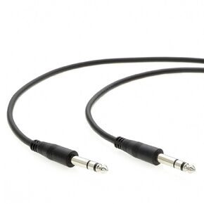 InstallerParts 50Ft 1/4" Male to Male Stereo Audio Cable (TRS Cable) - Instrument Cable Compatible with Amplifiers, Microphones, and More!