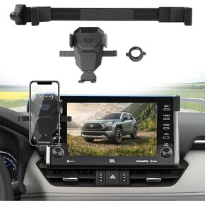Car Phone Holder for 2019-2022 Toyota RAV4 Accessories,Adjustable GPS RAV4 Phone Mount for 7-inch Screen,Hands-Free Ultra Stable Air Vent Phone Stand