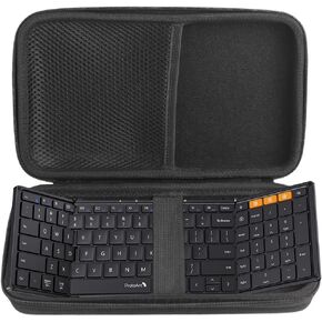 Hard Travel Protective Case Compatible with ProtoArc Foldable Bluetooth XK01 Folding Wireless Portable Keyboard Windows iOS Android Tablet Smartphone Laptop PC (Only Case)
